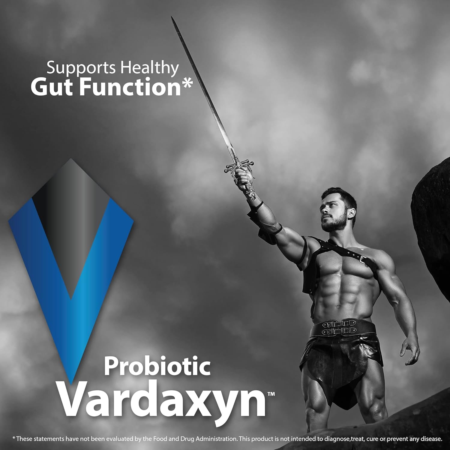 Premium Male Probiotic Formula for Gut, Mood, and Immune Health - Vardaxyn Male Probiotics with Prebiotics for Men