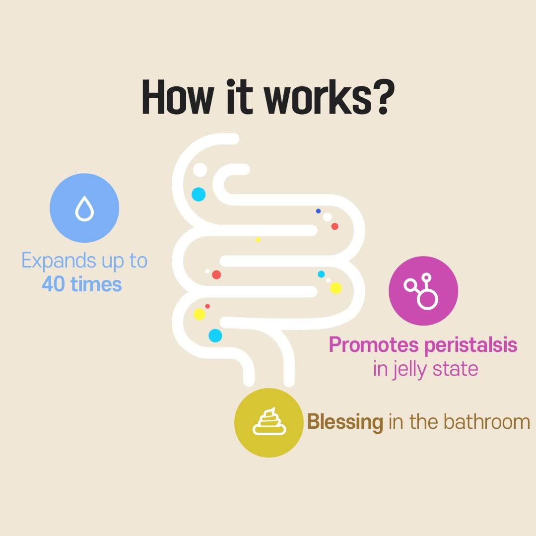 Premium Migung 365 Daejang Sarang Psyllium Husk Fiber Supplement - 30 Sticks for Digestive Health. Natural Plant-Based Formula, 4,960mg.