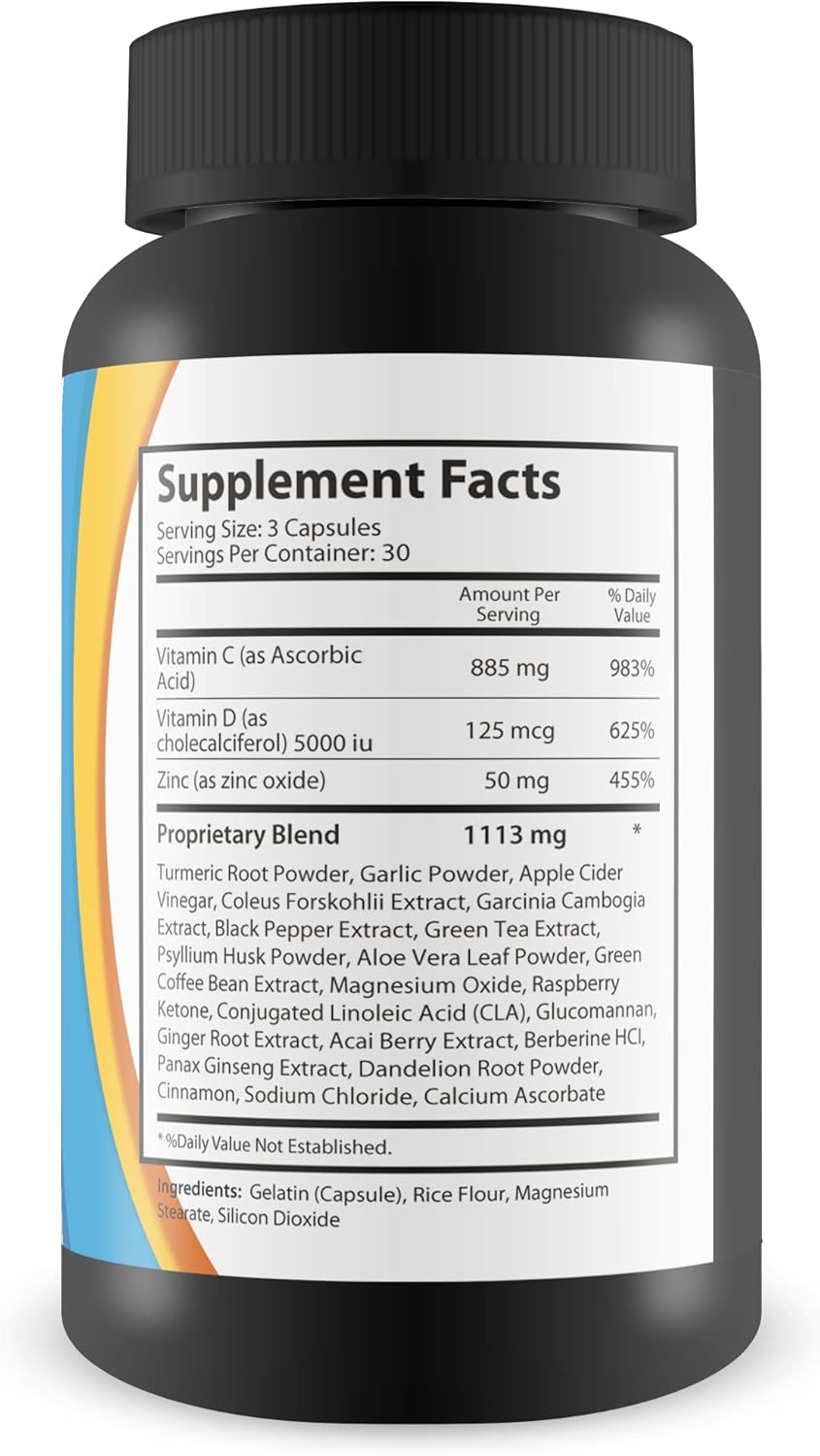 Premium Muscle Blualix Pro: Prostate Supplement for Men - Boost Energy & Motivation - Vitamin D, Zinc & Turmeric Formula - Antioxidant Male Health Support