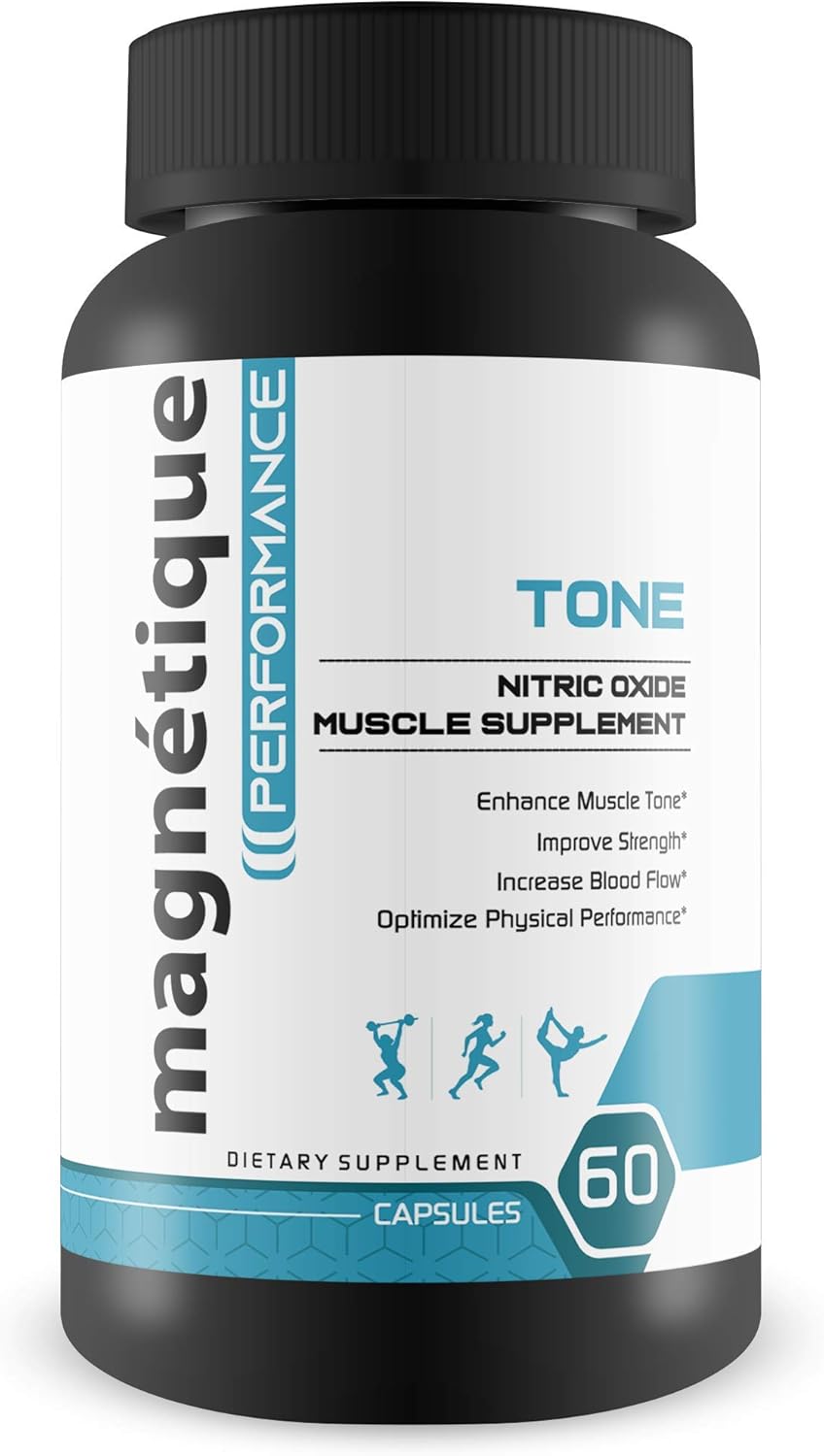 Premium Muscle Building Nitric Oxide Booster - Enhance Strength and Performance with Magnetique Tone