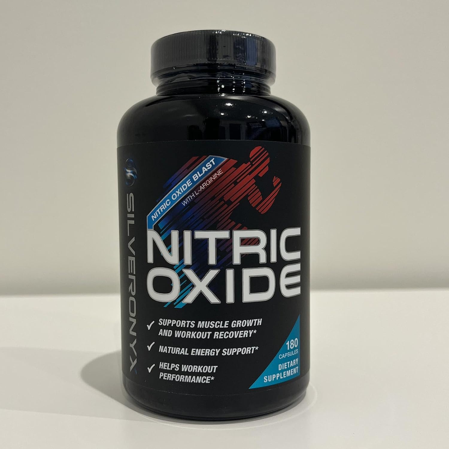 Premium Muscle Supporting Nitric Oxide Supplement - Enhanced Strength & Energy Formula - 180 Capsules