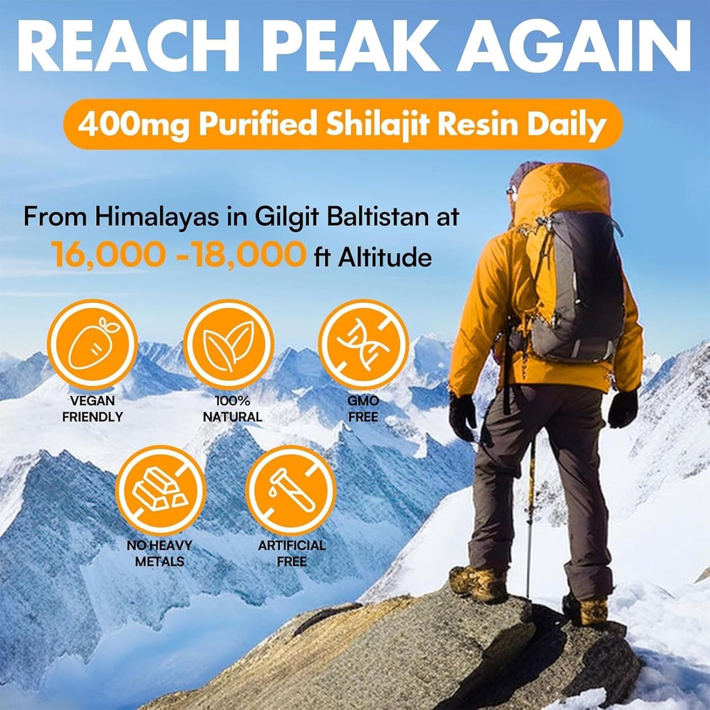 Premium Neonomicon Himalayan Shilajit Resin | Energy Boost & Immune Support | 85+ Trace Minerals | 75%+ Fulvic Acid | Clean Formula | 75 Servings