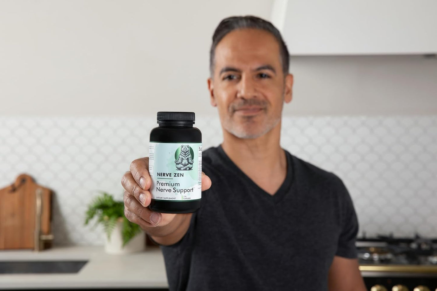 Premium Nerve Support Supplement with Coenzyme Q10, Vitamin B Complex, Alpha Lipoic Acid - 120 Capsules