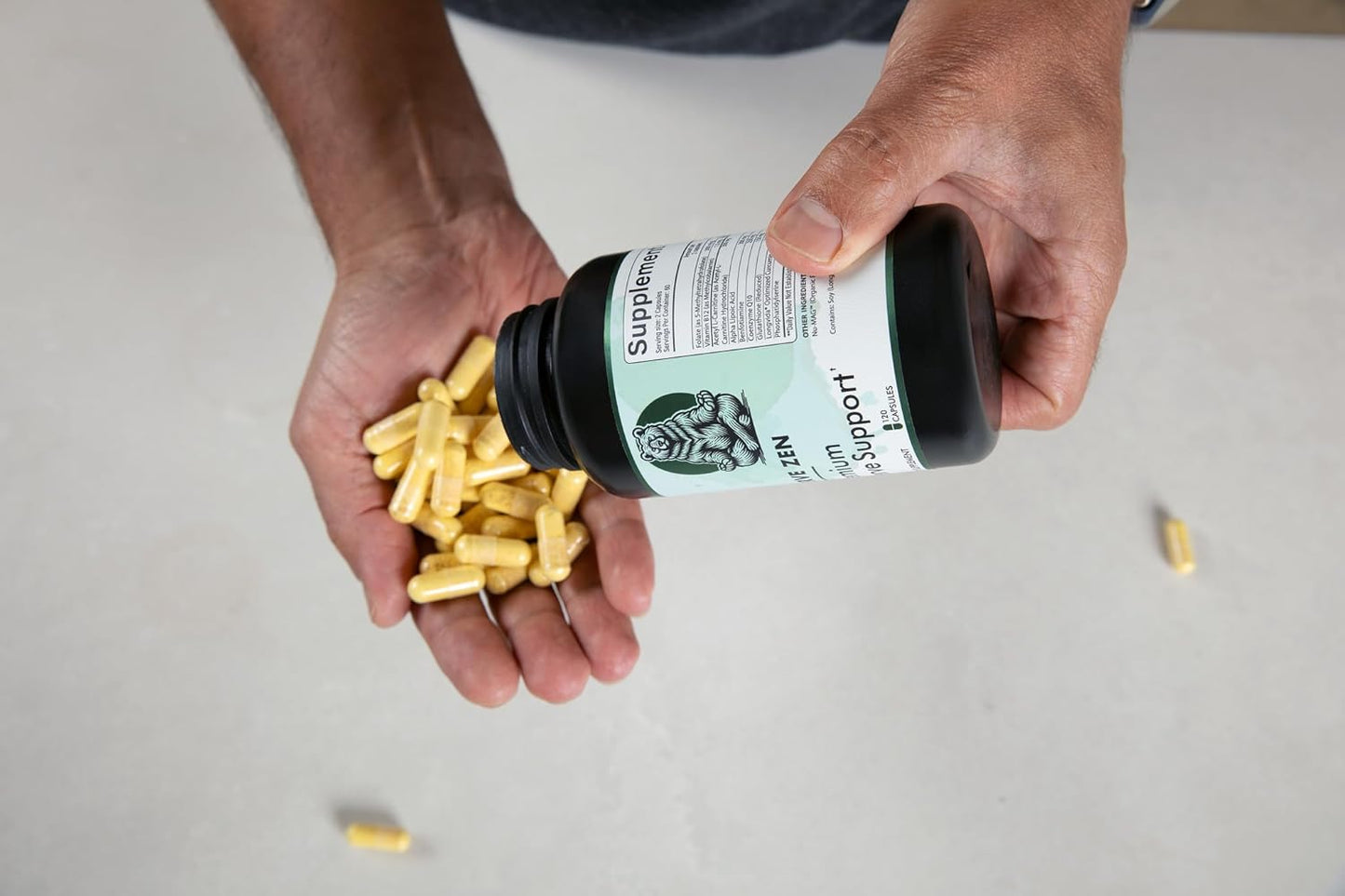 Premium Nerve Support Supplement with Coenzyme Q10, Vitamin B Complex, Alpha Lipoic Acid - 120 Capsules