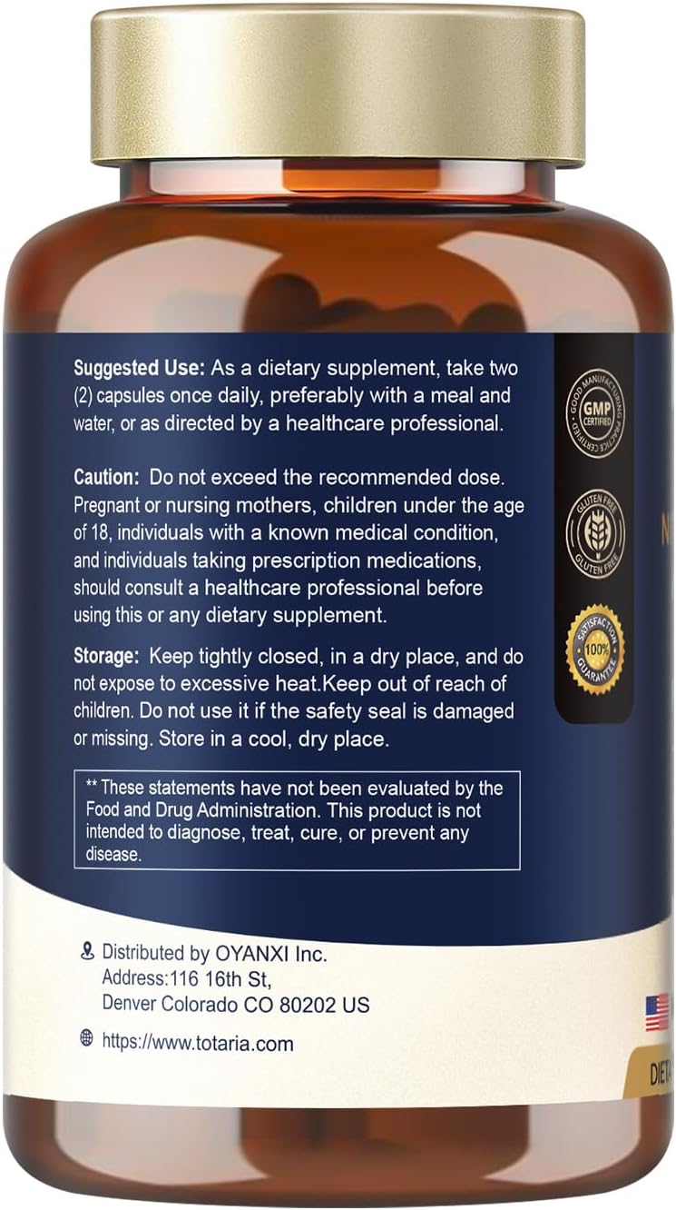 Premium NMNH Supplement with Niacinamide, Quercetin, and Trans-Resveratrol - 120 Capsules