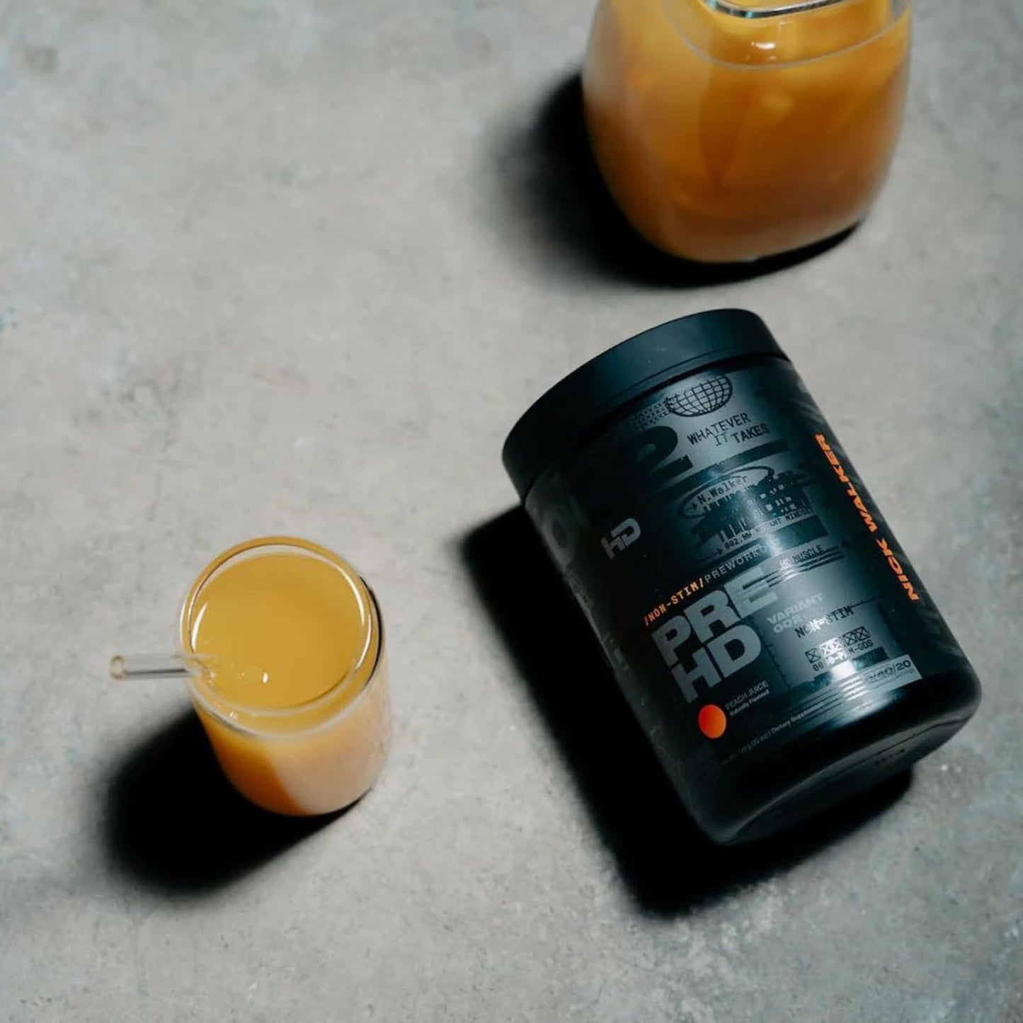 Premium Non-Stimulant Pre-Workout Supplement with Citrulline, Beta Alanine, Creatine, VasoDrive-AP, Alpha GPC - Peach Juice Flavor - 60/40/20 Servings
