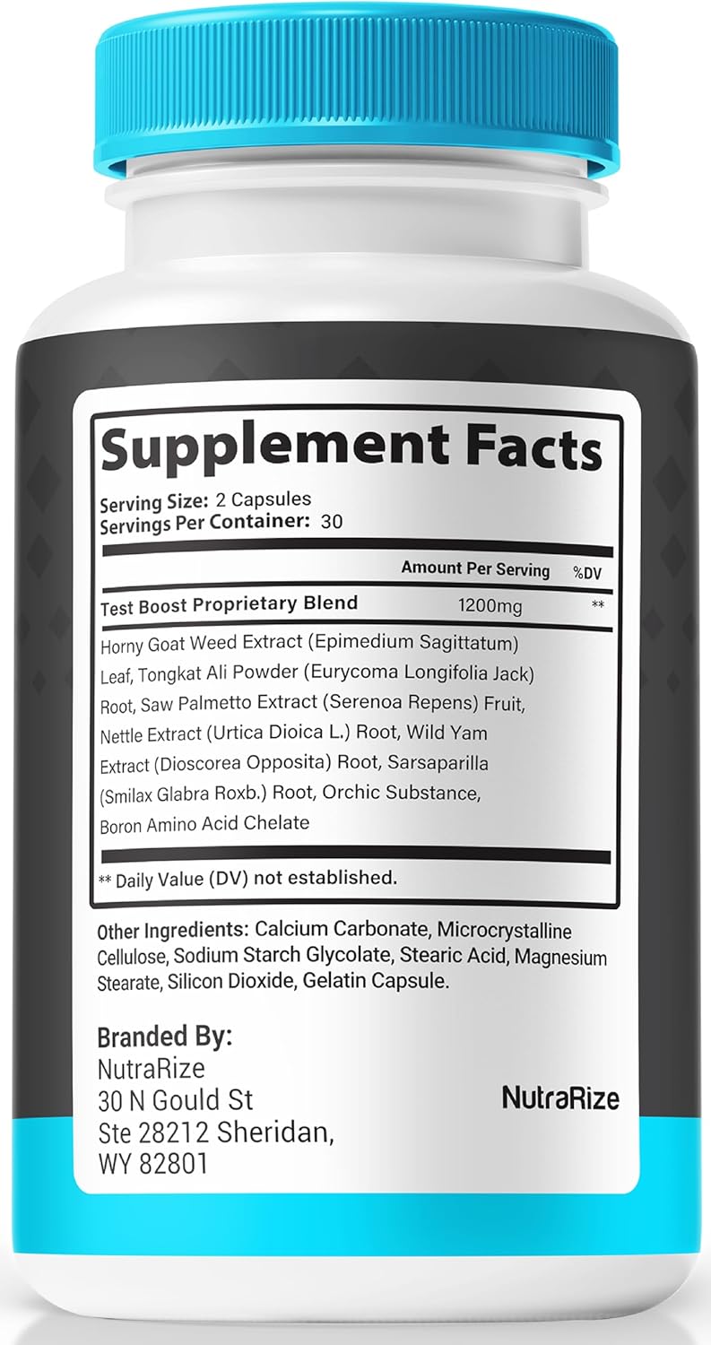 Premium NutraRize Health Charm Pills for Men (2 Pack, 120 Capsules) - All Natural Formula to Boost Blood Flow and Energy Levels, Official Health Charm Male Capsules