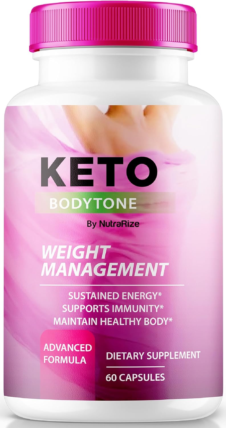 Premium NutraRize Keto Body Tone Capsules for Energy & Healthy Lifestyle - All Natural Keto Formula (60 Capsules)