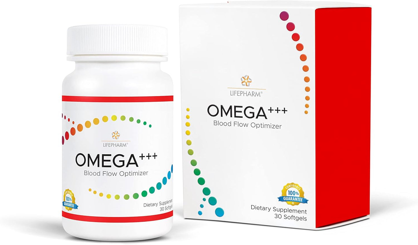 Premium Omega 3 Fish Oil Supplement for Men and Women - Cold-Pressed DHA EPA Omega 3 EFA 369 - Non-GMO, Gluten-Free (30 Count)