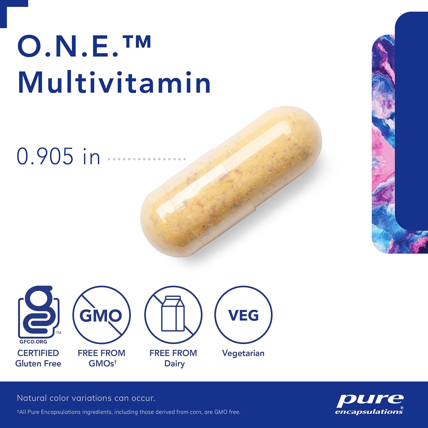 Premium Once Daily Multivitamin with Antioxidant Complex for Vision, Cognitive Function, Cellular Health - 120 Capsules