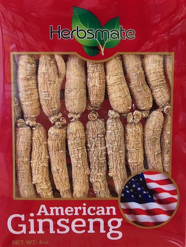 Premium Organic American Ginseng Small Thin-Short Size - Hand-Selected A Grade (4 Oz. Box)