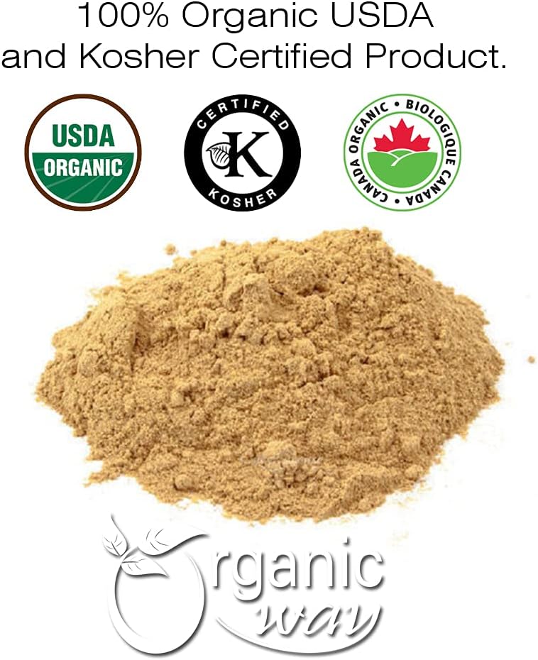 Premium Organic Guduchi Powder - Raw, Vegan, Non-GMO, Gluten-Free | USDA Certified | From India | 1LB / 16oz