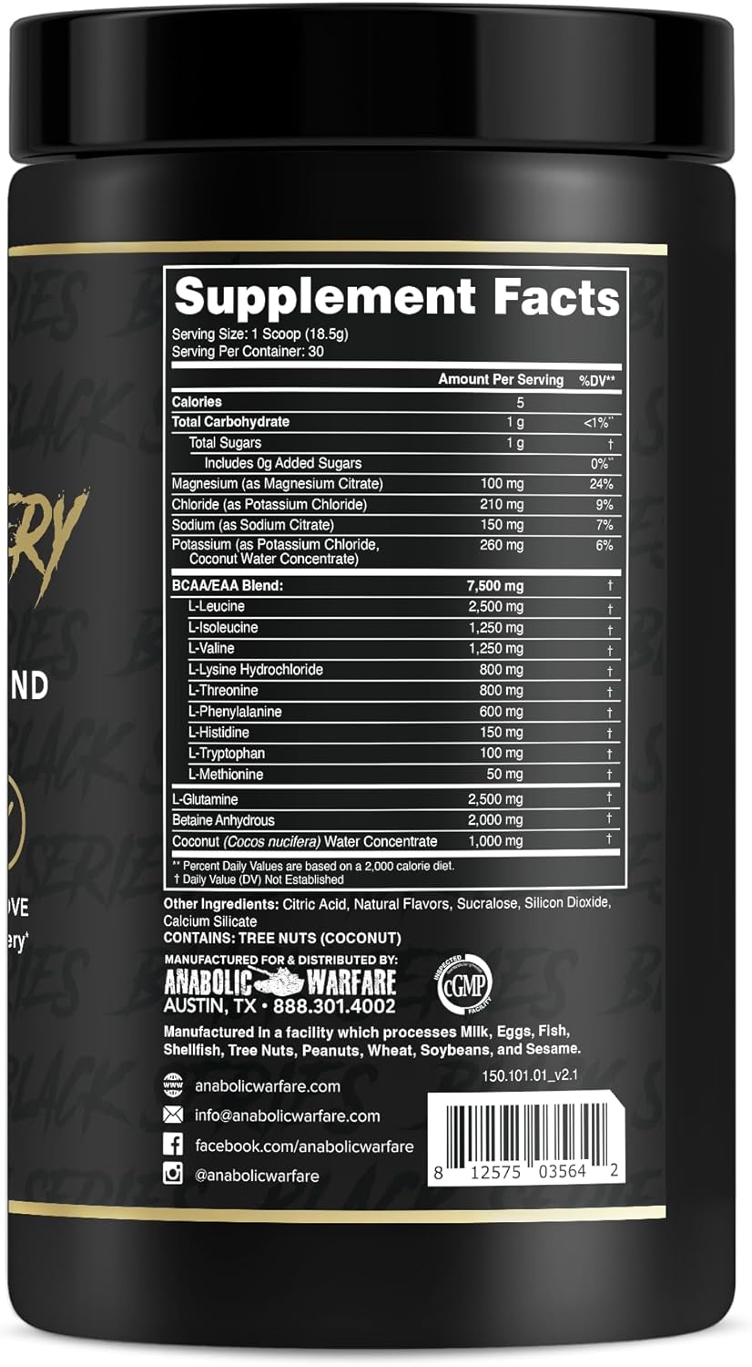 Premium Peach Rings Anabolic Recovery Drink for Post-Workout Muscle Building - 30 Servings