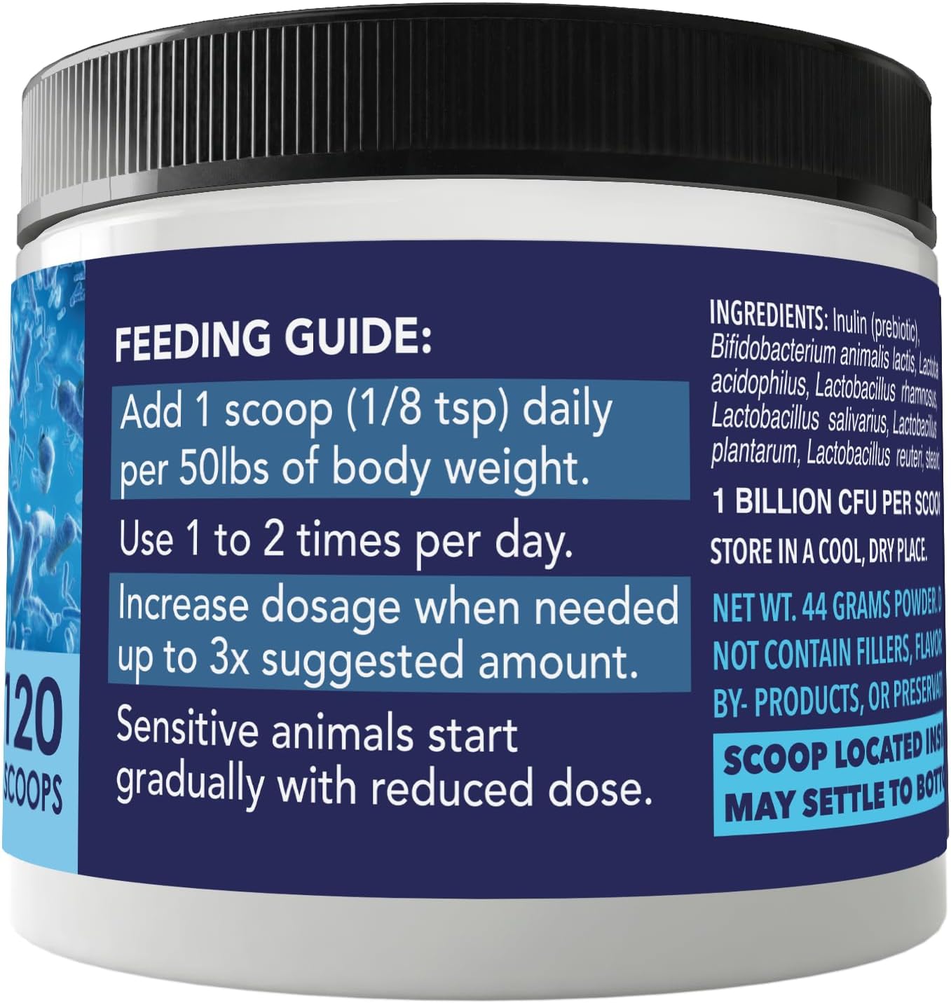 Premium Probiotic Supplement for Cats & Dogs - Supports Digestive Health, Bowel Function, and Stops Diarrhea and Loose Stool - NUSENTIA Probiotic Miracle