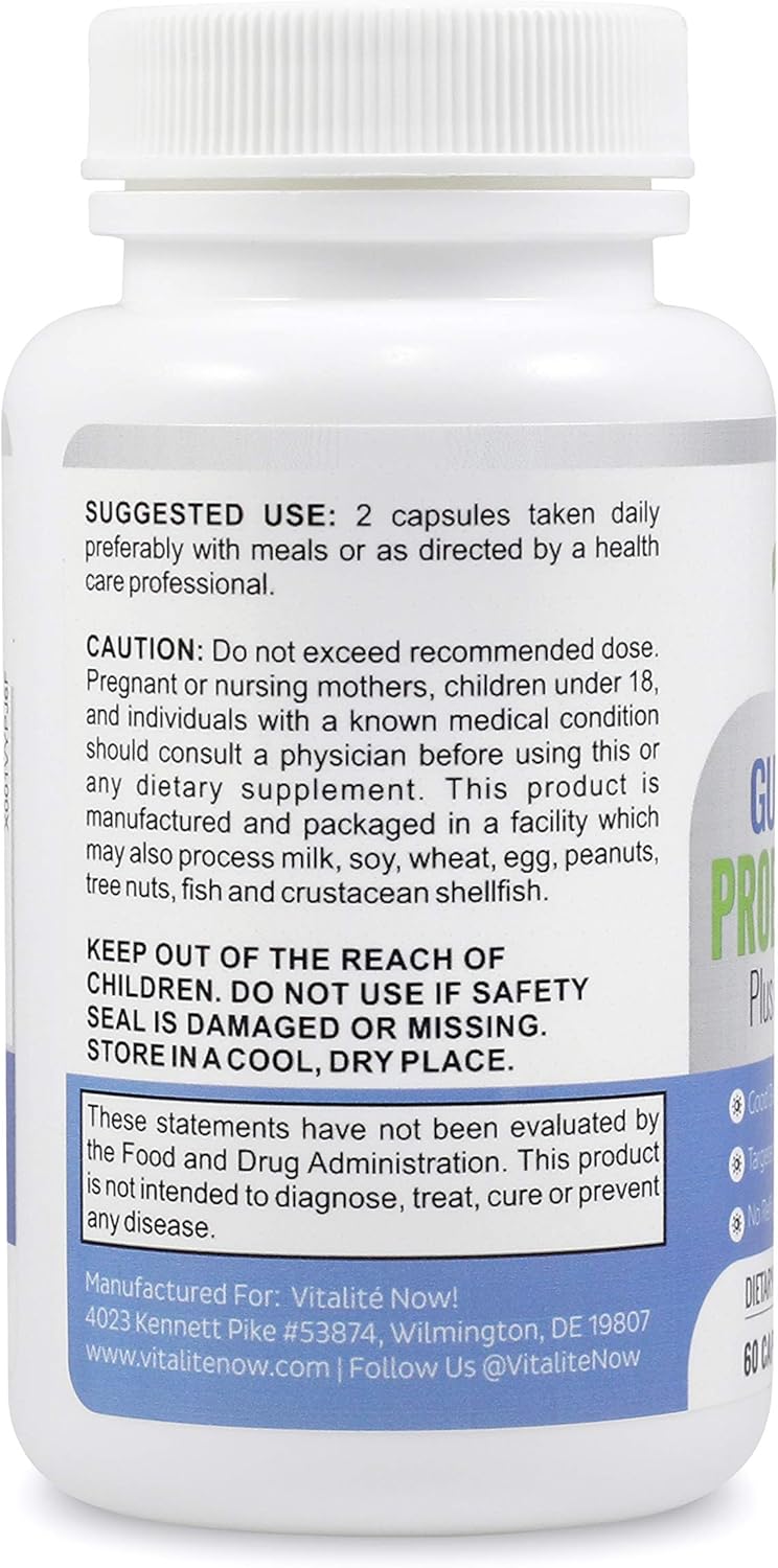 Premium Probiotic with Ultimate Prebiotic for Gut Health - 4.4 Billion CFU - Women & Men - Bacillus Subtilis - No Refrigeration Needed