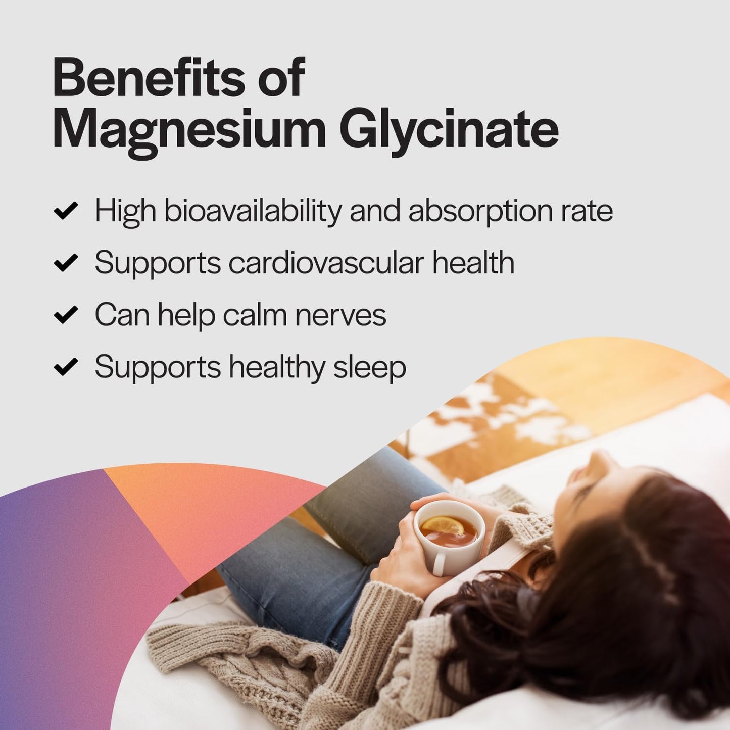 Premium PureFormulas Magnesium Glycinate 100mg Supplement - Supports Stress, Nerves, Sleep, Muscles, and Metabolism - Non-GMO, 120 Tablets for Women and Men