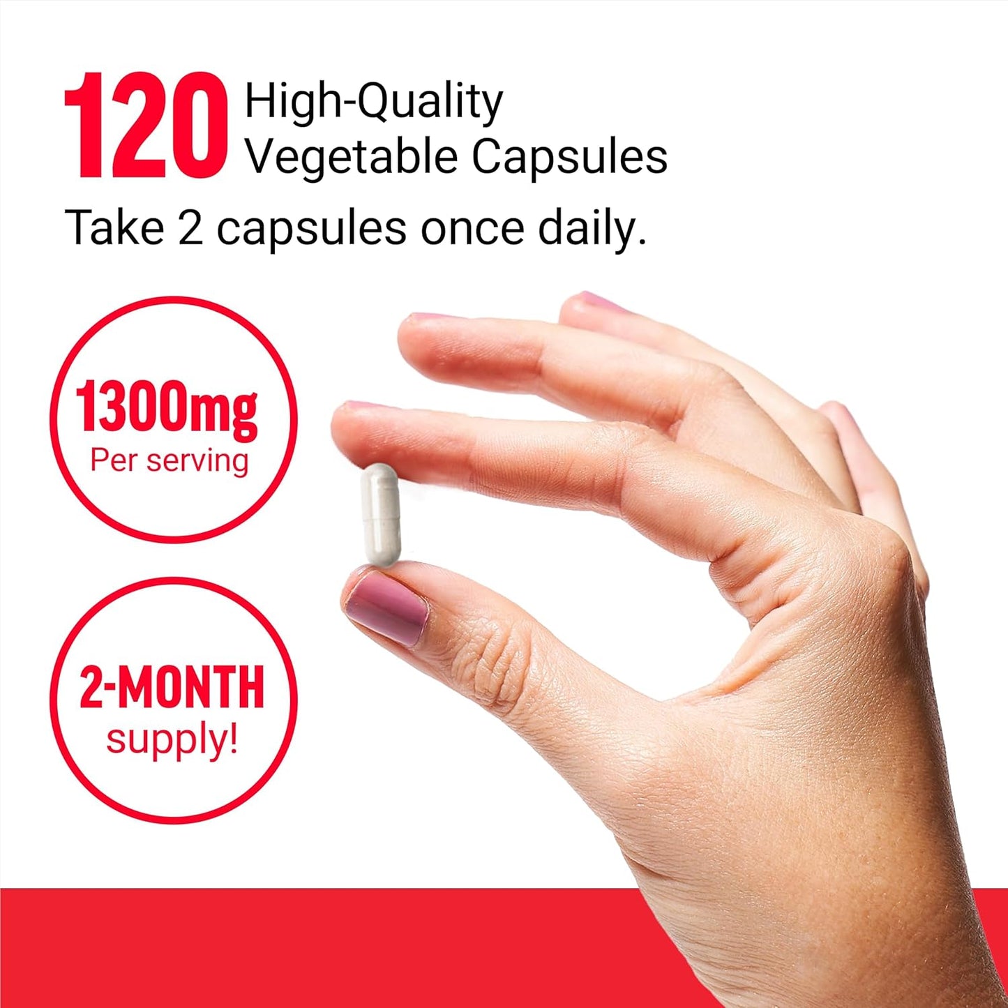 Premium Quality Non-GMO Vegan-Friendly Red Yeast Rice + CoQ10 Supplement - 120 Capsules for Antioxidant Support