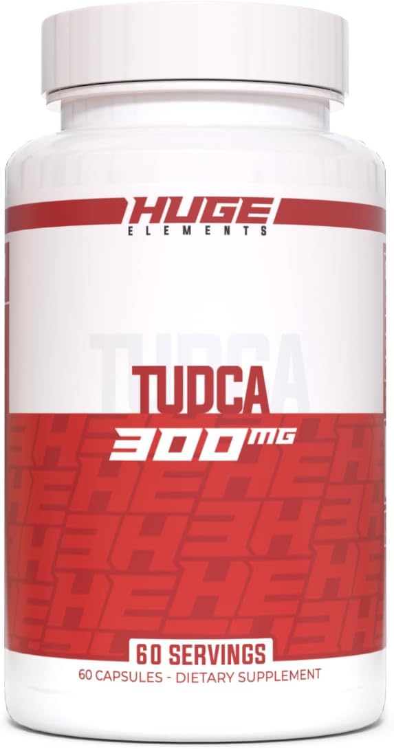 Premium Quality TUDCA 300mg Liver Support Supplements - Pure Bile Salts Detox - Third-Party Tested (60 Servings)
