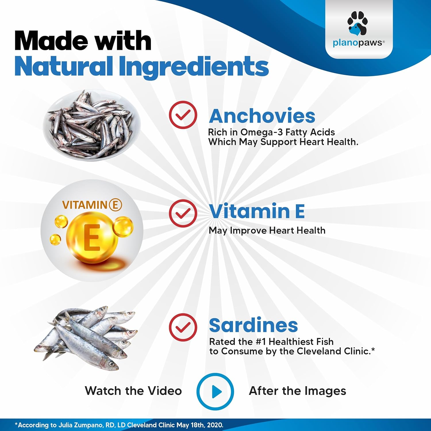 Premium Salmon Omega 3 Fish Oil Capsules for Dogs - Dog Supplement for Shedding, Allergies, Dry Skin & Joints - 180 Pills