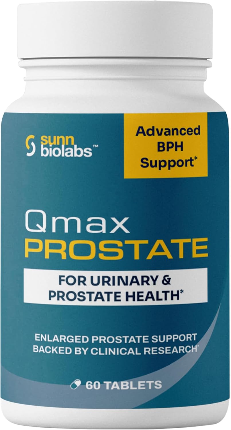 Premium Saw Palmetto Supplement for Men's Prostate Health - Doctor Formulated Qmax Prostate Support for BPH and Urinary Flow