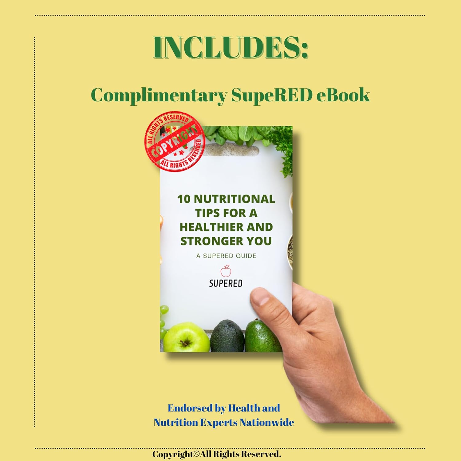 Premium SuperRed Cinnamon Supplement - 1,000mg, 400 Veg Caps + Nutritional Guide