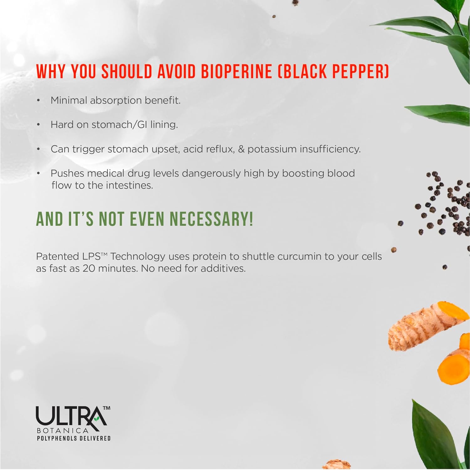 Premium Turmeric Curcumin Supplement - Rapid Absorption, High Potency Curcumin Extract - Powerful Antioxidant and Joint Health - 120 Veg Caps