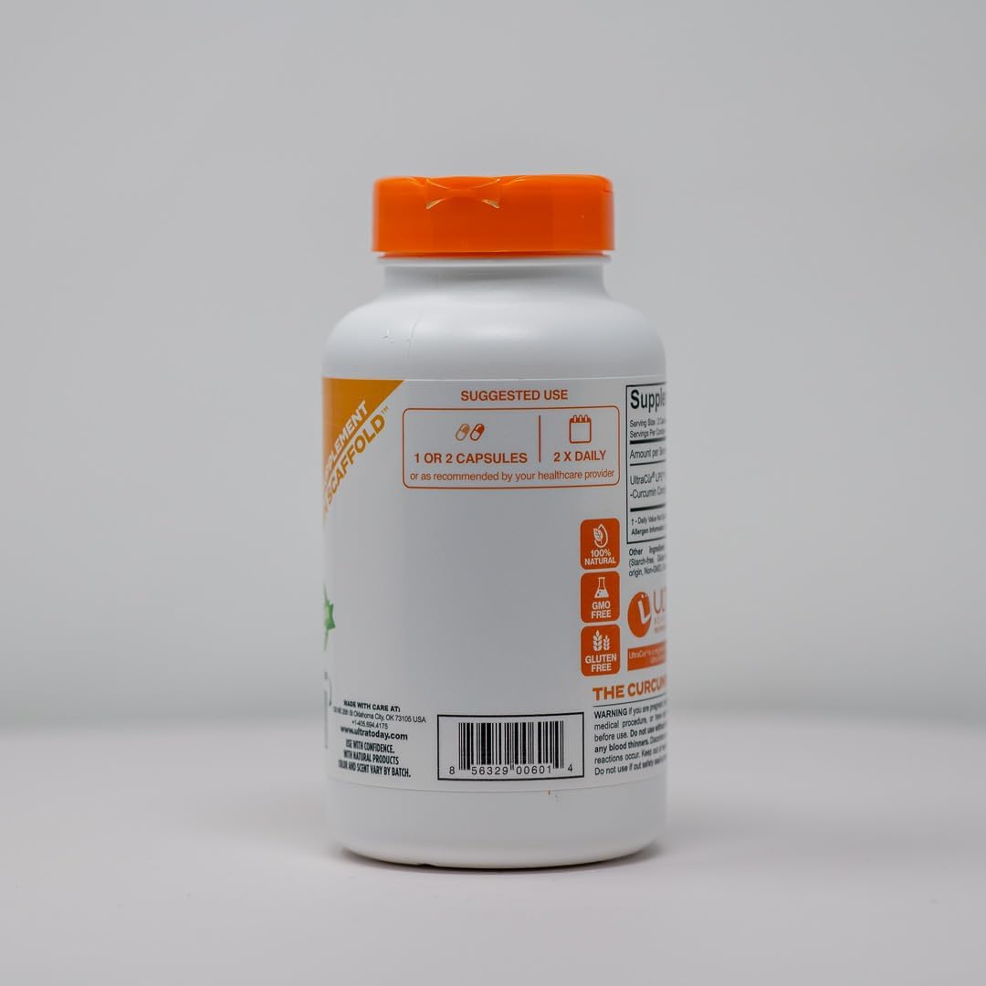 Premium Turmeric Curcumin Supplement - Rapid Absorption, High Potency Curcumin Extract - Powerful Antioxidant and Joint Health - 120 Veg Caps