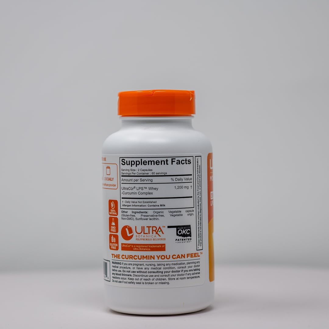 Premium Turmeric Curcumin Supplement - Rapid Absorption, High Potency Curcumin Extract - Powerful Antioxidant and Joint Health - 120 Veg Caps