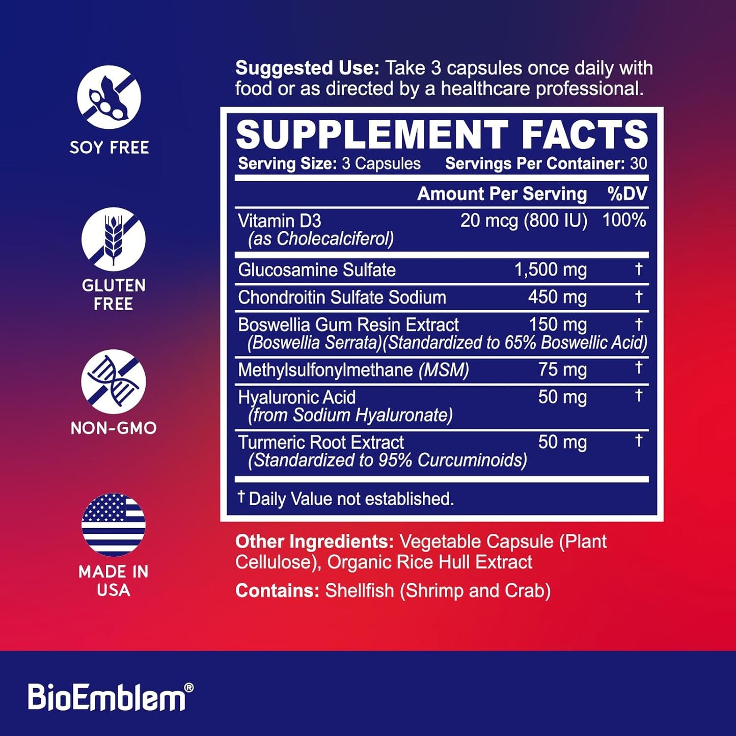 Premium Turmeric Curcumin Supplement with BioPerine for Optimal Joint Health