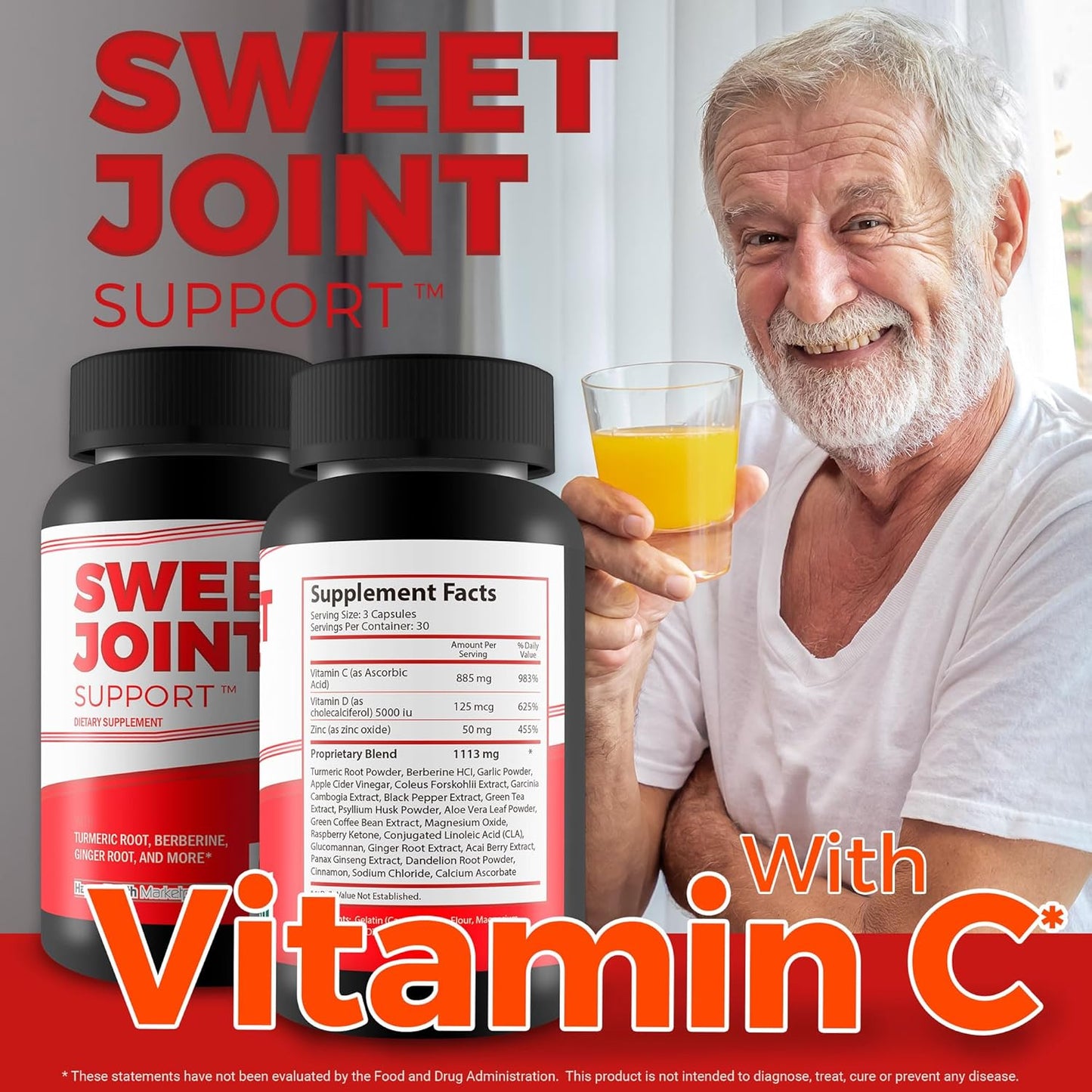 Premium Turmeric Joint Support Supplement for Women & Men – Natural Relief for Knee Joints – Happy Health Marketplace Joint Pills