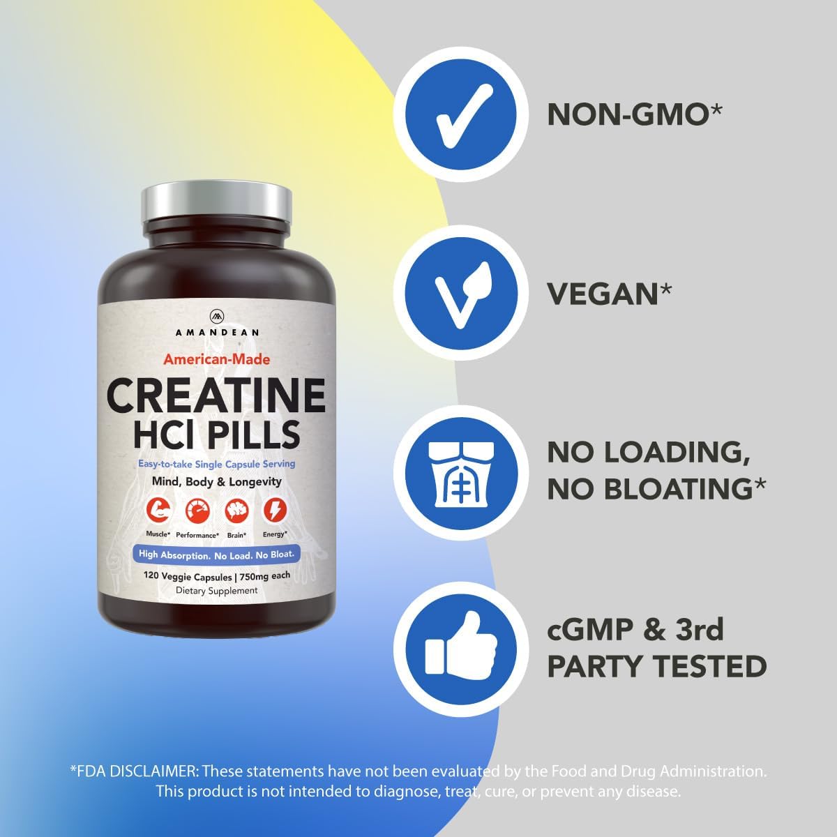 Premium USA-Made Creatine HCl & Marine Collagen Bundle - 7X Concentrated Hydrolyzed Fish Protein for Anti-Aging, Recovery, Lean Muscle, Healthy Skin