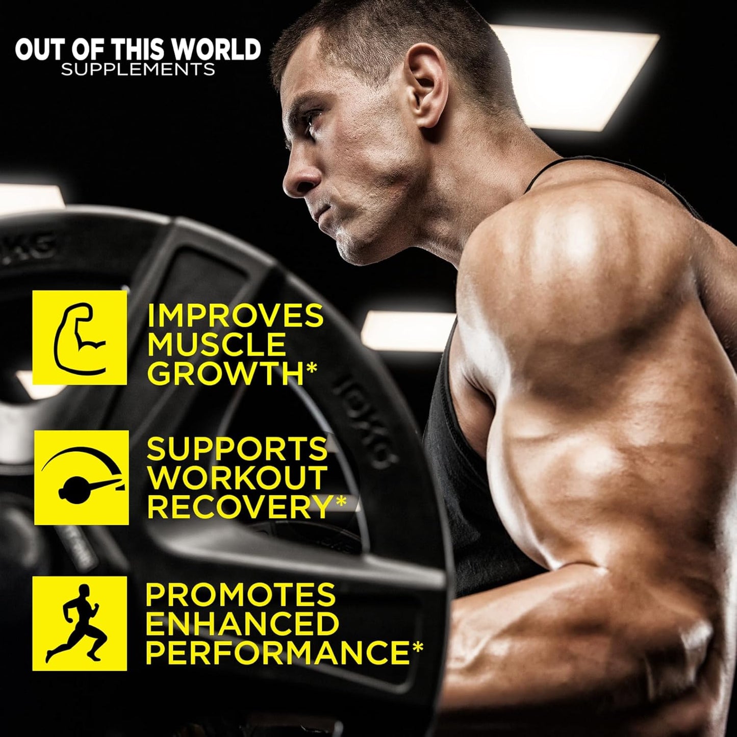 Premium USA-Made Creatine Monohydrate Gummies for Muscle Recovery, Strength, and Endurance - Lemon Flavor with Maximum Absorption