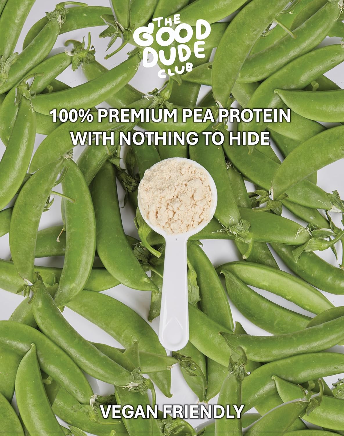 Premium Vanilla Pea Protein Powder with BCAAs, Vitamins & Minerals - Dairy Free, Vegan Friendly - 1200g