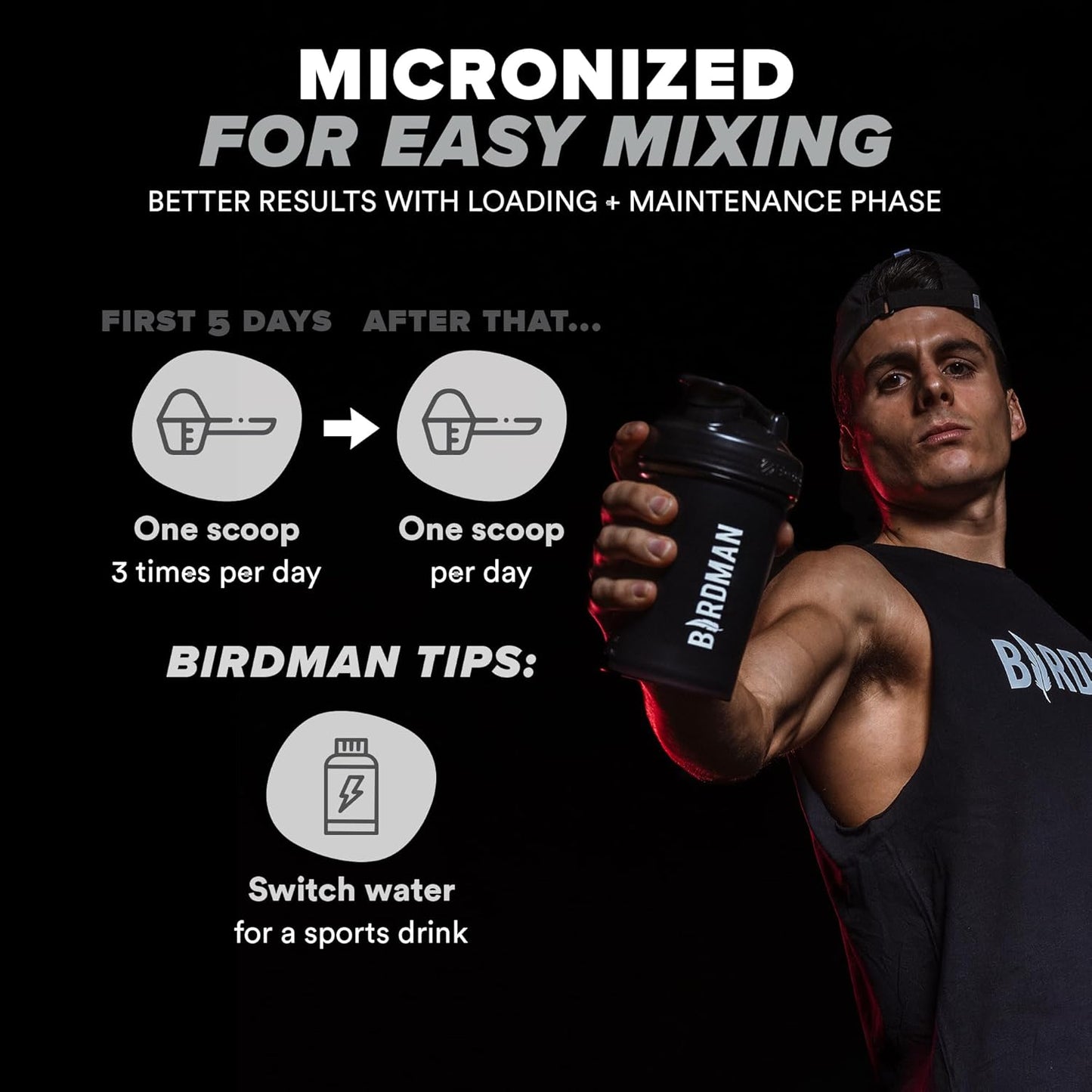 Premium Vegan Micronized Creatine Monohydrate Powder for Muscle Recovery Pre and Post Workout - Caffeine-Free, Gluten-Free, and Sugar-Free - 200 Servings (5g Each) - 2.2lb Jar