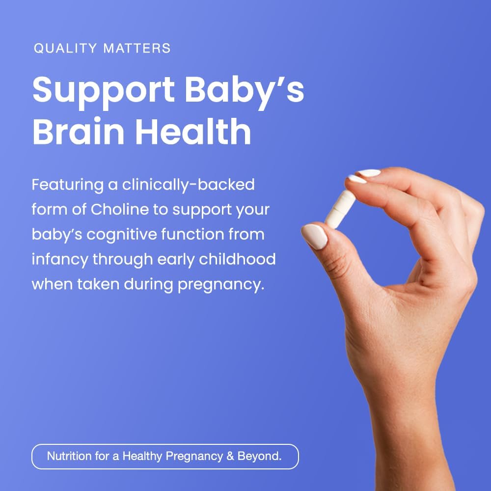 Prenatal DHA & Choline Capsules Bundle for Expecting Mothers