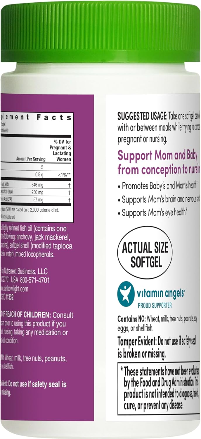 Prenatal DHA Smart Essentials with Omega-3 Fatty Acids - 60 Softgels by Rainbow Light