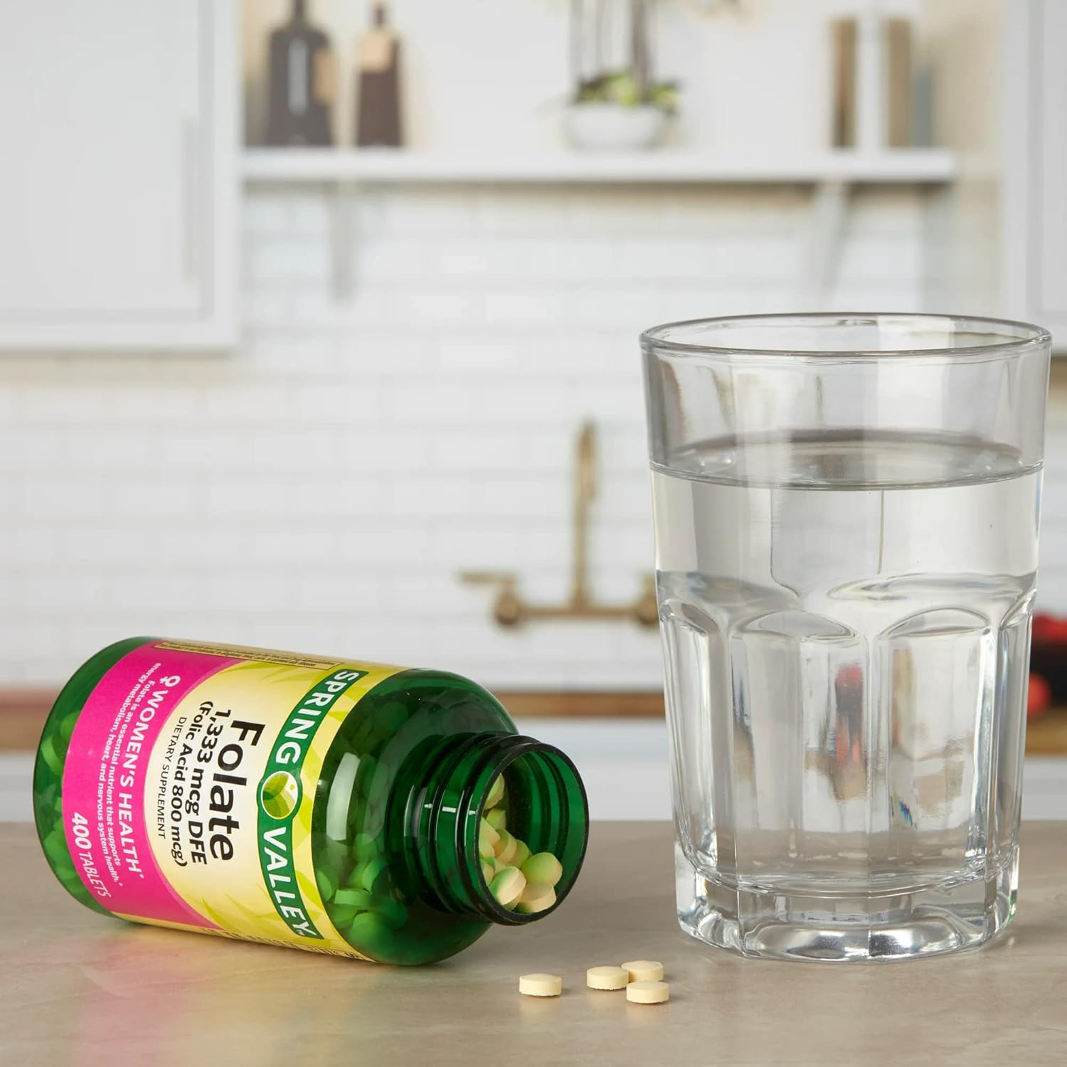 Prenatal Folate Supplement 800mcg for Women Pregnancy | Folic Acid 400 Count Bundle with Lual's 45 Diabetes Decoded