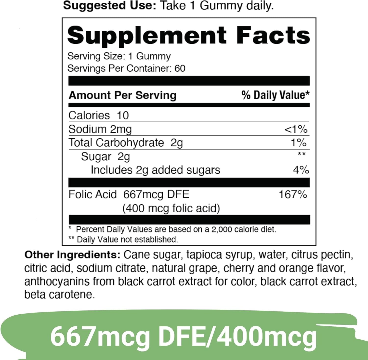 Prenatal Gummies for Women with Folic Acid - Vegan Pregnancy Vitamins - Hormonal Support - 60 ct