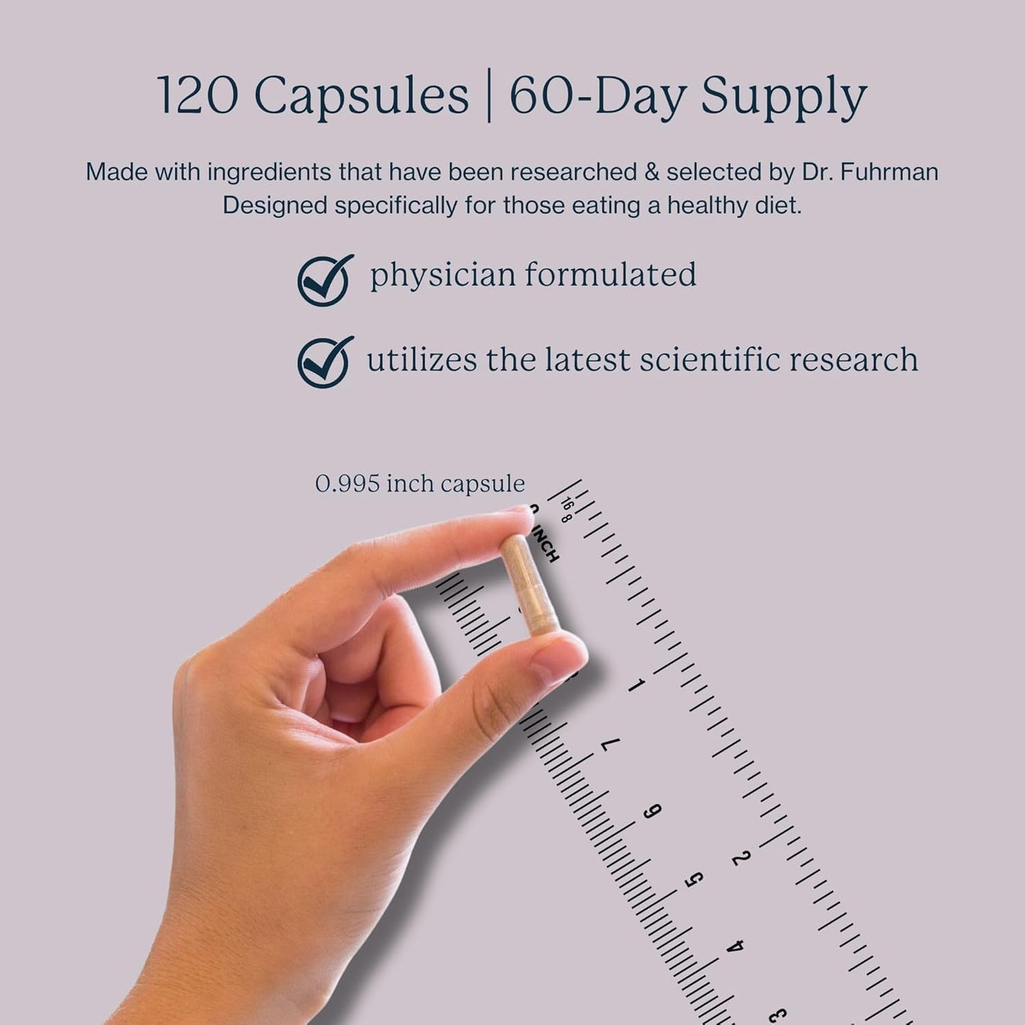 Prenatal Multivitamin with Iron by Dr. Fuhrman - 120 Capsules for Gentle Nutrition