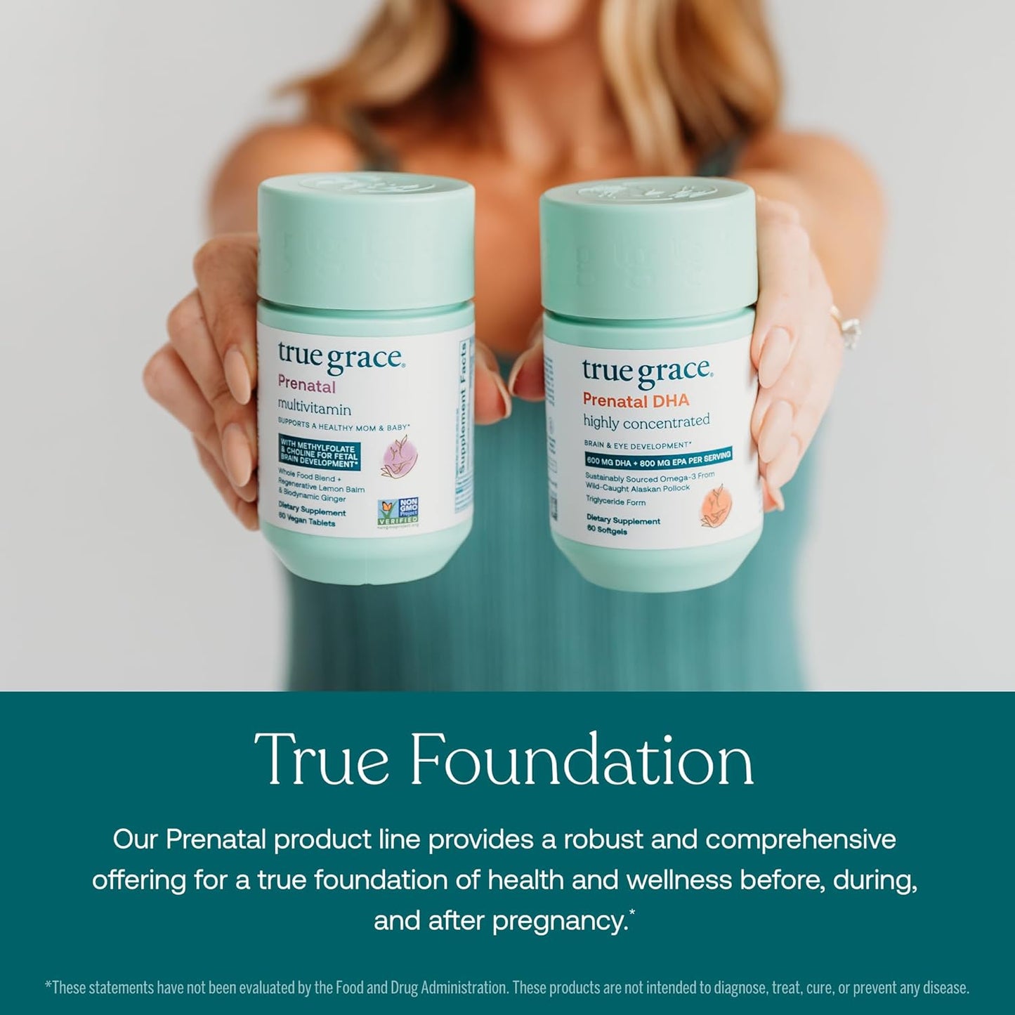 Prenatal Multivitamin with Methylfolate & Choline - 60 Vegan Tablets - Supports Healthy Mom & Baby - Gluten & Soy Free - 30 Servings