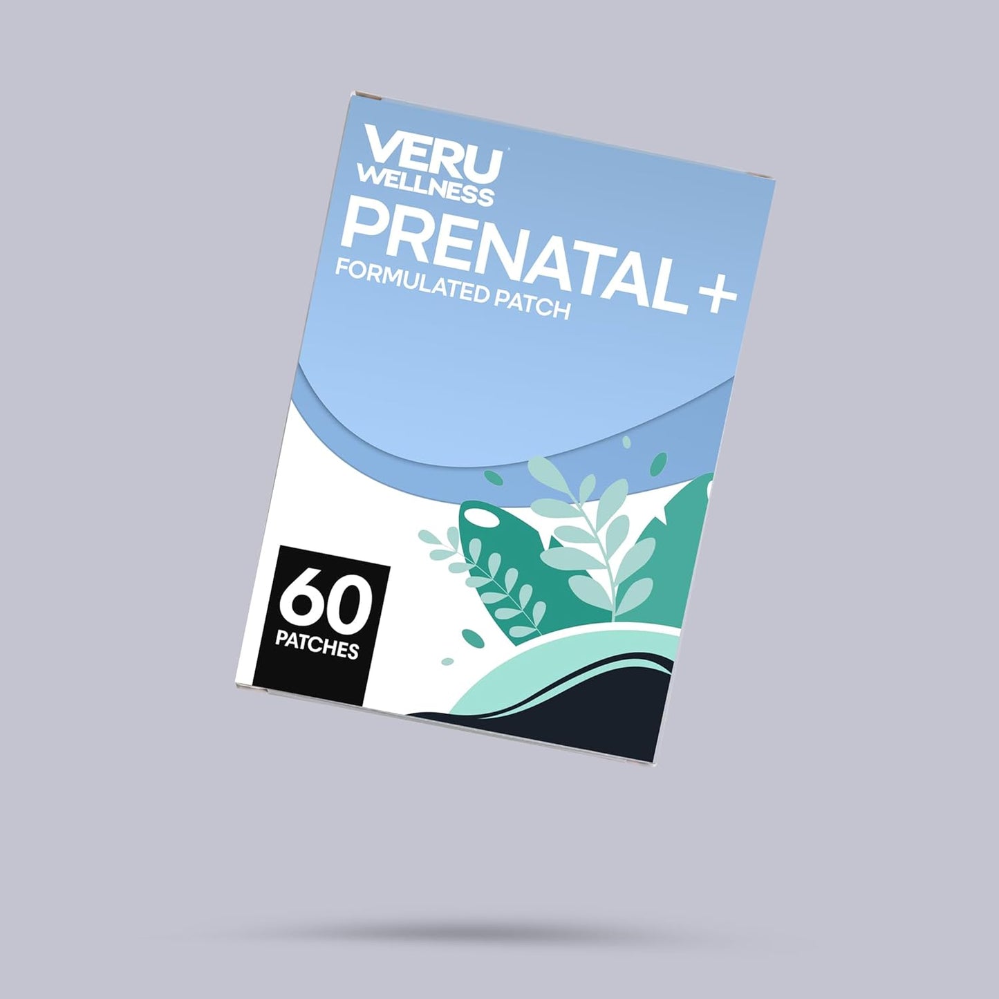 Prenatal Plus Daily Self Adhesive Patch with Essential Folate, Calcium, and Magnesium - 60 Patch Pack