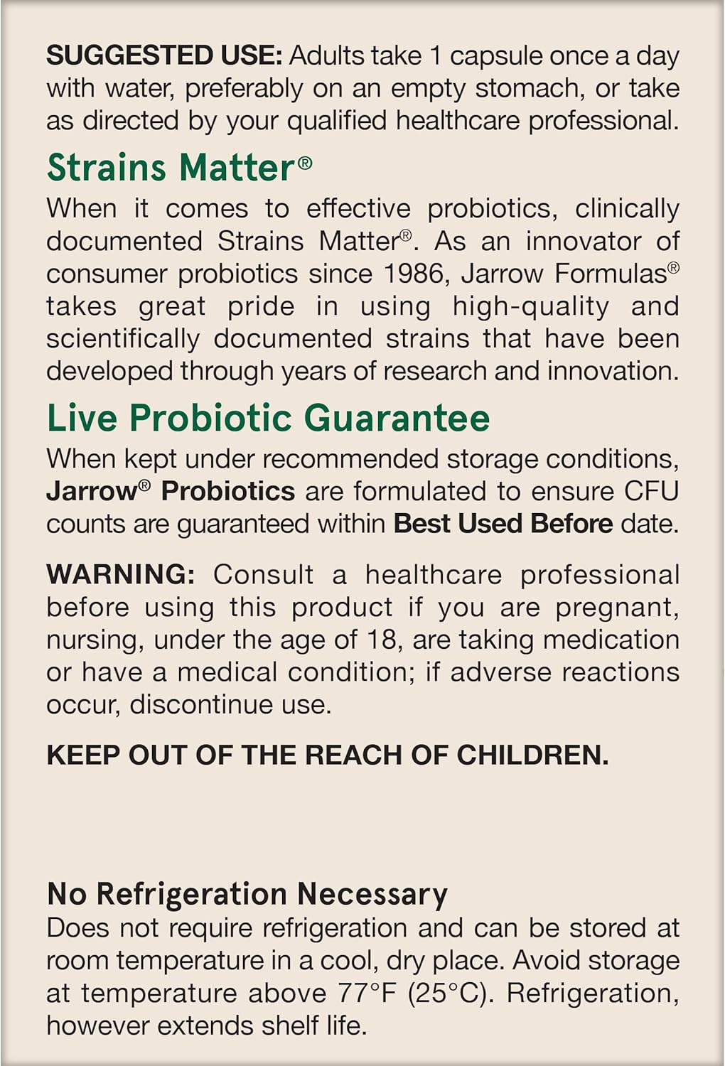 Prenatal Probiotics for Women - Jarrow Formulas® Jarro-Dophilus® - 6 Billion CFU - 30 Veggie Capsules - Healthy Pregnancy Support