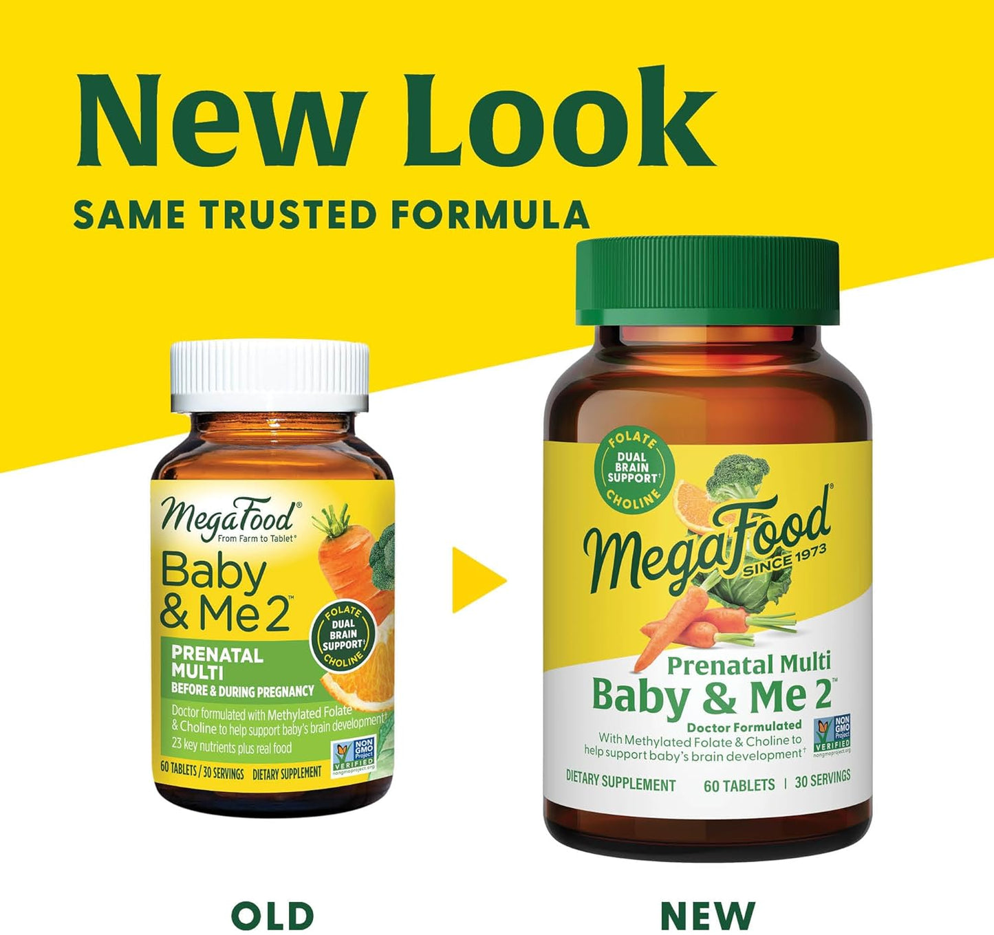 Prenatal Vitamins for Women with Folate, Choline, Iron, and More - 60 Tabs