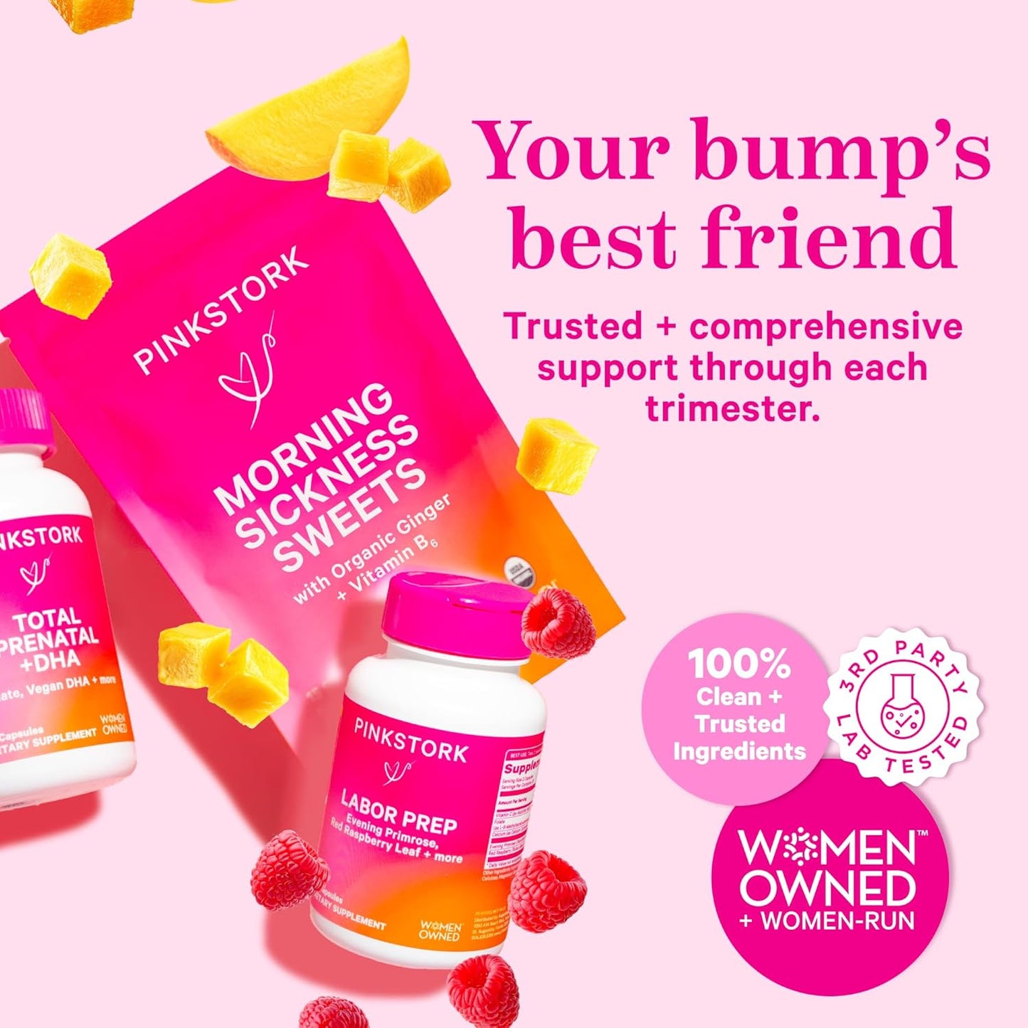 Prenatal Vitamins with DHA, Folate, and Iron for Fetal Development - 3 Month Supply, Pregnancy Essentials - 180 Capsules
