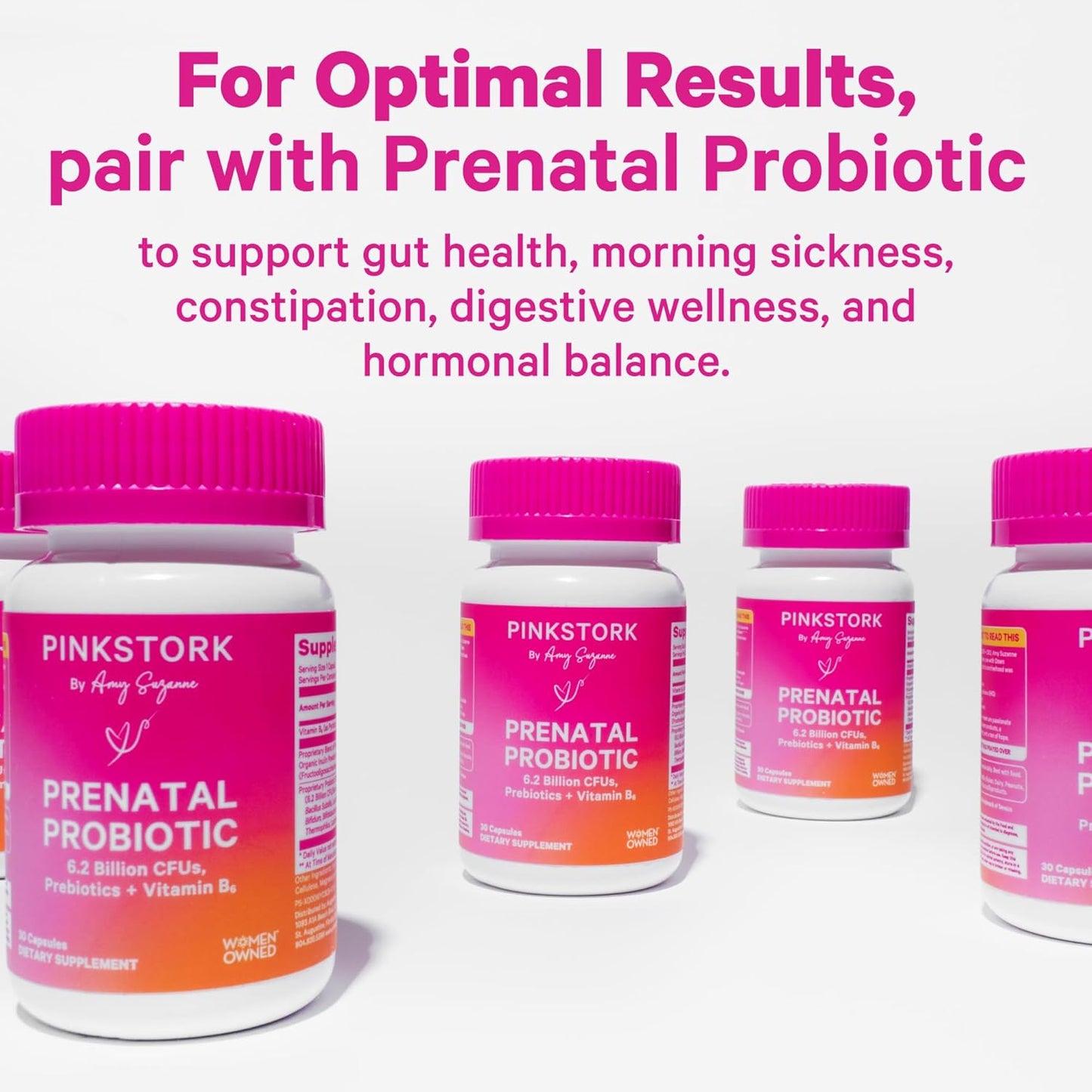 Prenatal Vitamins with DHA, Folate, Iron, Choline, and B12 for Women - Preconception Nutrition - Pregnancy Essentials - Mint Essence, 60 Capsules