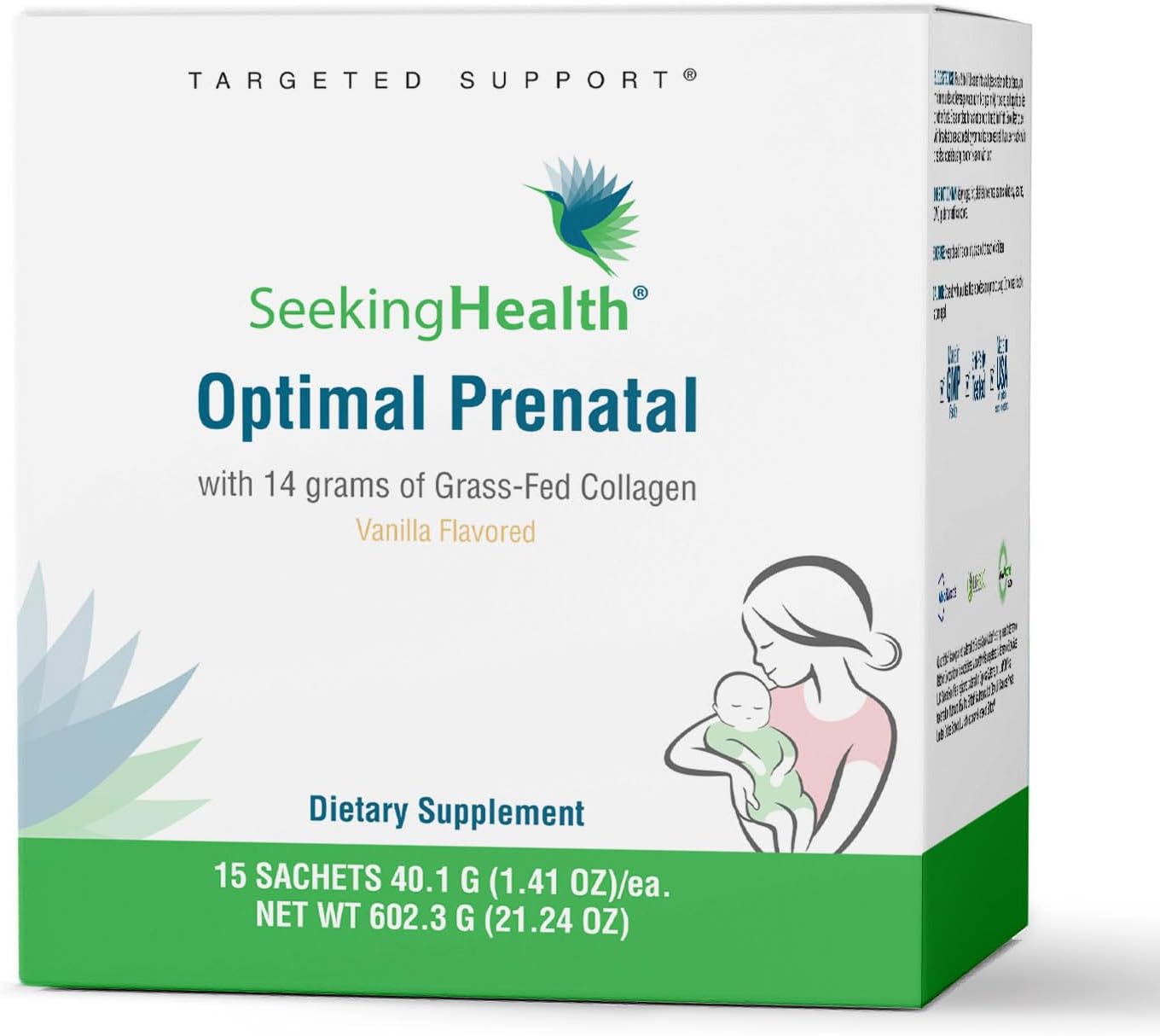 Prenatal Women's Multivitamin with Collagen for Fertility & Pregnancy Support (15 Servings)