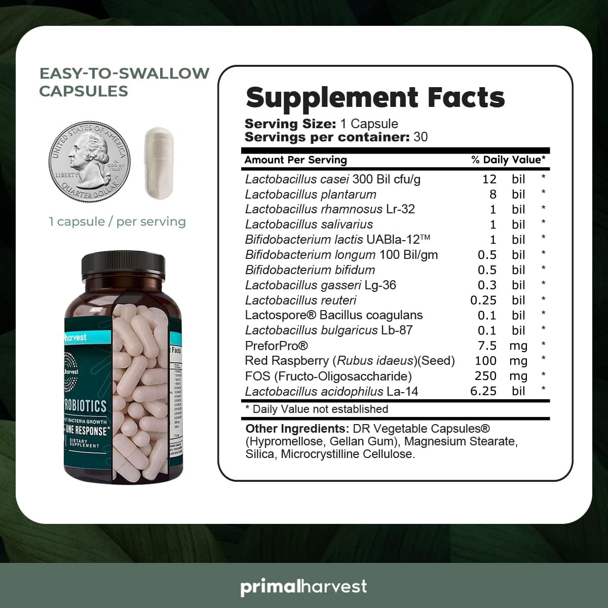 Primal Harvest Probiotics & Vision Supplements Bundle for Men and Women - Eye Support Complex with Lutein and Zeaxanthin
