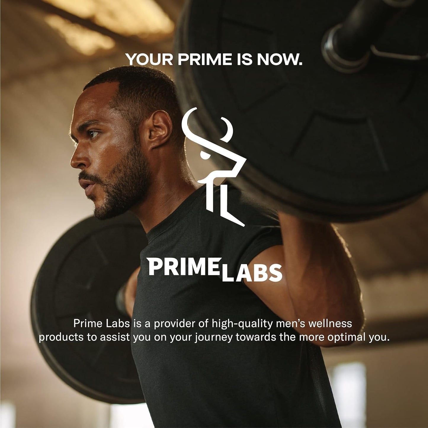 Prime Labs Strength & Stamina Enhancer with Night Duty Sleep Supplement and Tongkat Ali Plus - 60 Count Each
