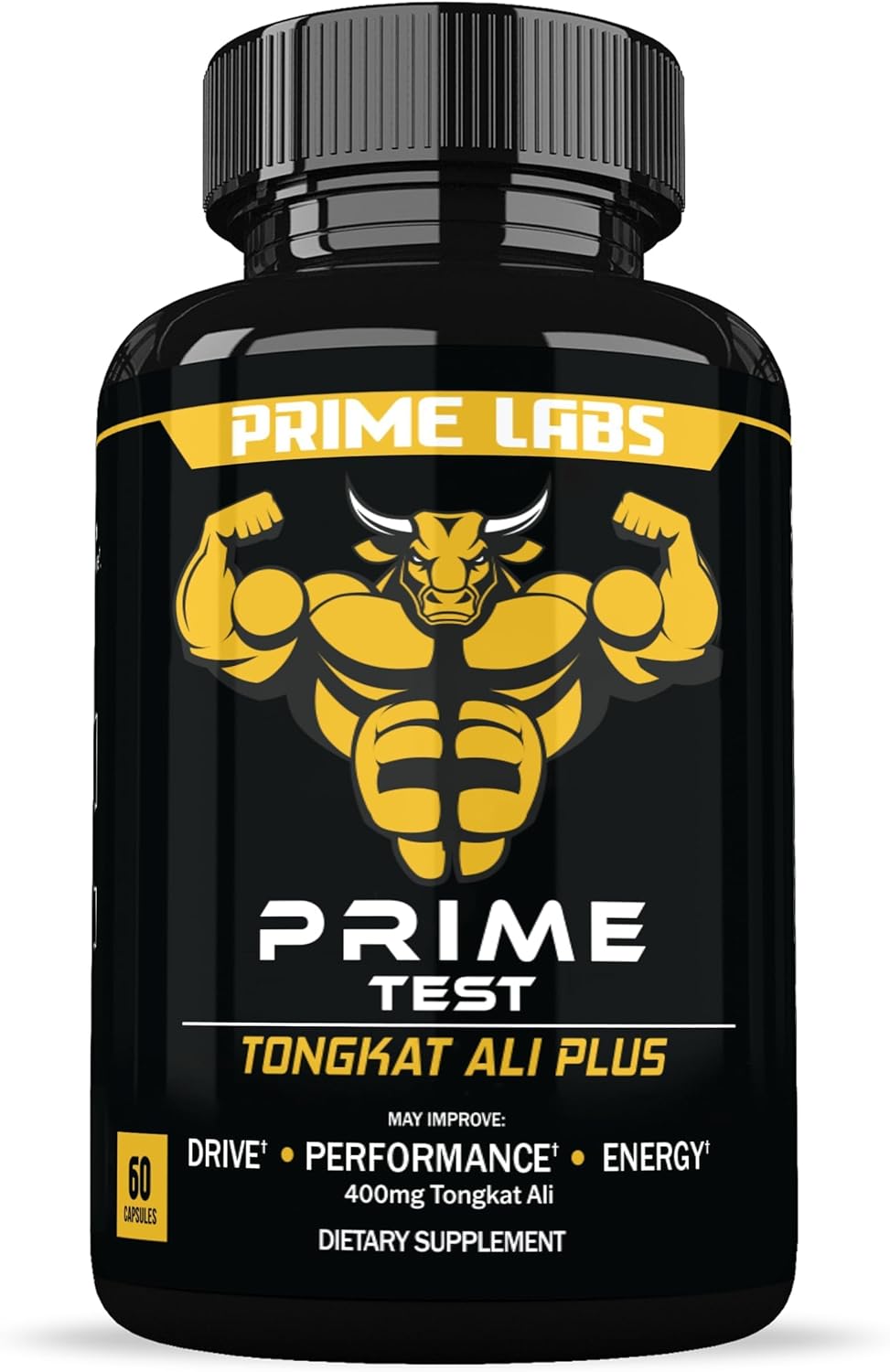 Prime Labs Tongkat Ali for Men with Organic Black Maca Root and Tribulus Terrestris - Boost Performance, Vitality, Energy - 60 Capsules