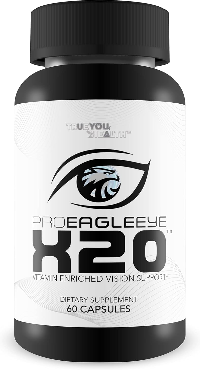 Pro EagleEye x20 - Vision Support Supplement with Vitamins & Minerals for Eye Health - Improve Eyesight with Pro Eagle Eye X20 Vitamins - Essential Eye Health Aid